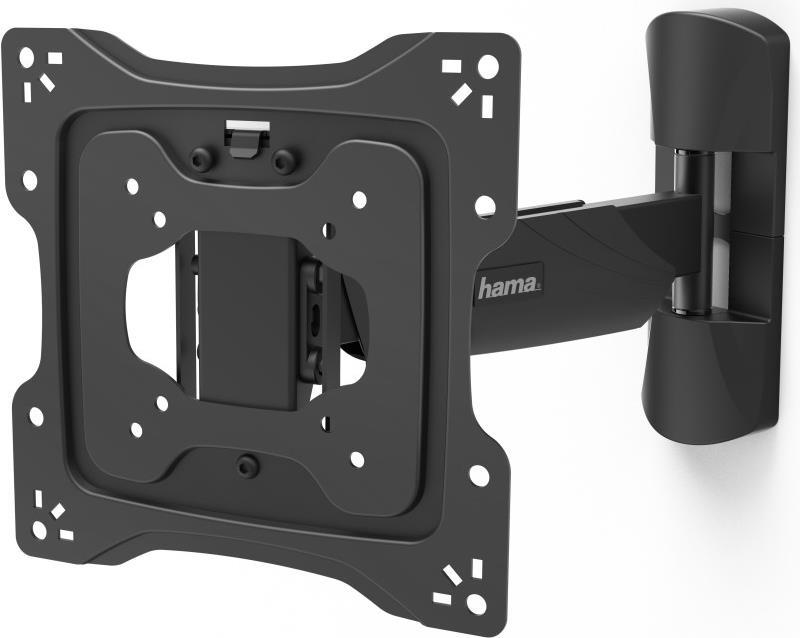 Hama FULLMOTION Professional - Mount (Gelenkarm, Wandmontagehalterung) für TV (Easy-Fix) - verriegelbar - Stahl - Schwarz - Bildschirmgröße: 48-122 cm (19-48) - Wandmontage