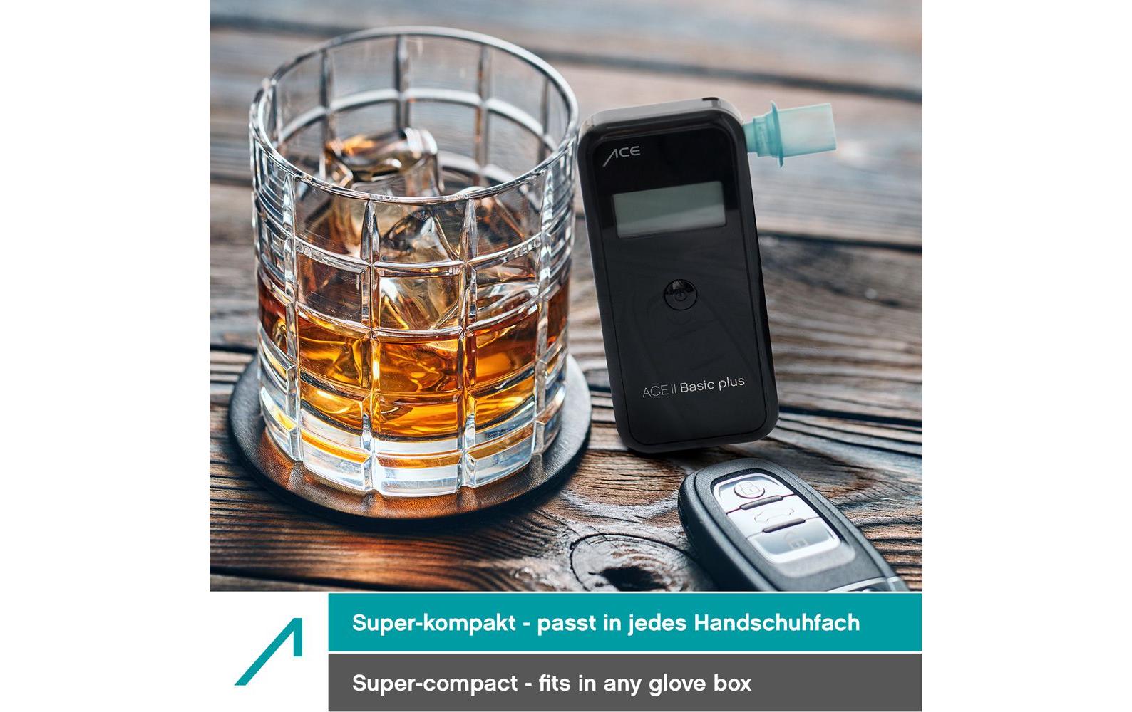 ACE Alkoholtester II Basic inkl. Display, Messbereich bis 4 ‰