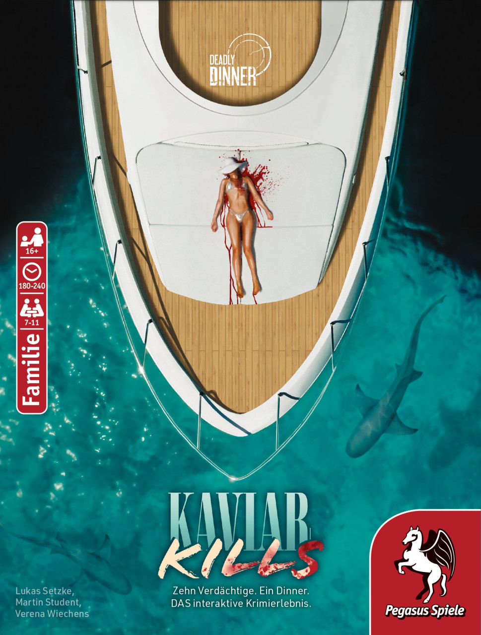 Pegasus Spiele Deadly Dinner Kaviar Kills