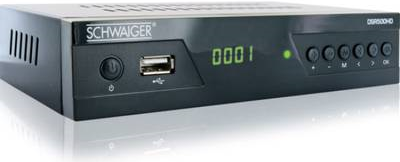 Schwaiger DSR500HD TV Set-Top-Box Kabel Full HD Schwarz (DSR500HD)