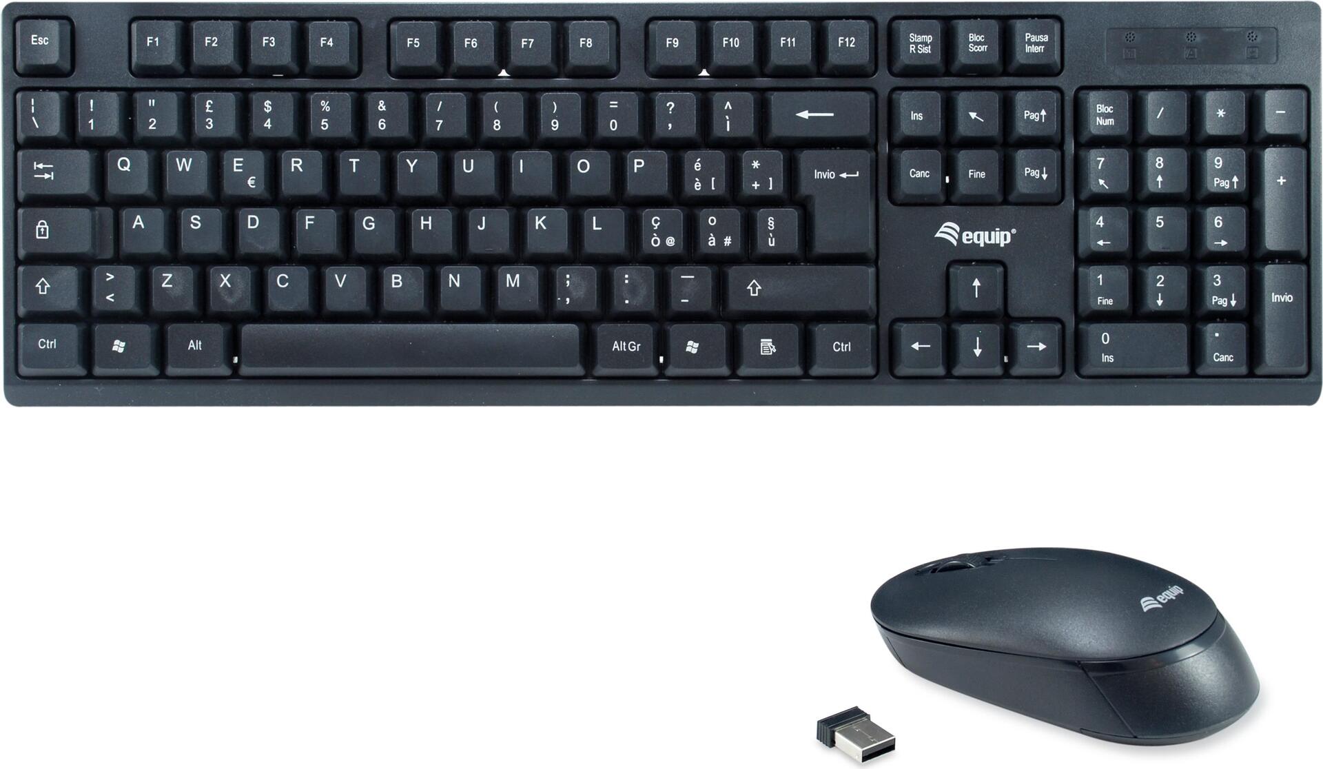 Equip Kabelloses Tastatur und Mausset (245223)