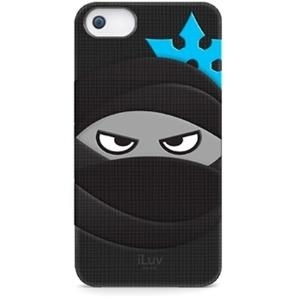 iLuv Ninja Silicone character case für iPhone5 (Black) (ICA7T326BLK)