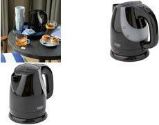 MOOR Wasserkocher CLEO, 0,8 Liter, schwarz Gehäuse aus ABS-Kunststoff, Heizelement aus Edelstahl, - 1 Stück (M4066)