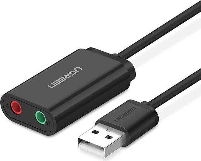 Ugreen 30724 Audiokarte 2.0 Kanäle USB (6957303837243)