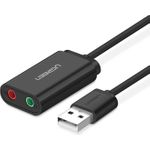 Ugreen 30724 Audiokarte 2.0 Kanäle USB (6957303837243)