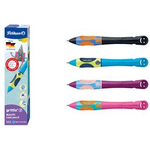 Pelikan griffix Schreiblernbleistift Neon Fresh Blue für Linkshänder, ergonomische Griffzone, Klickmechanik, - 1 Stück (820516)