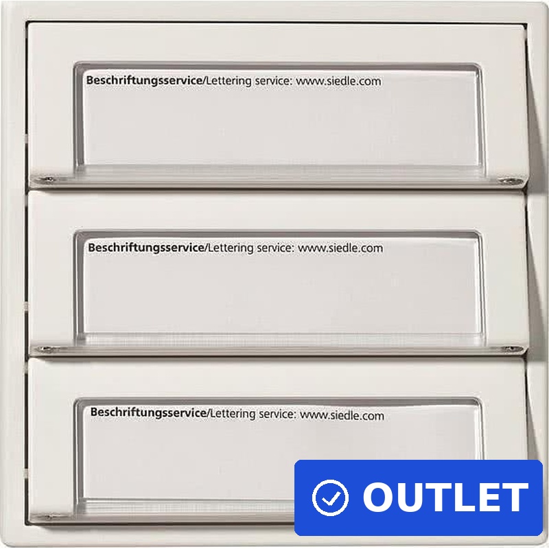 SIED VARIO Tasten-Modul TM511-03B 3fach 12670 1 braun (200012670-01) (geöffnet)
