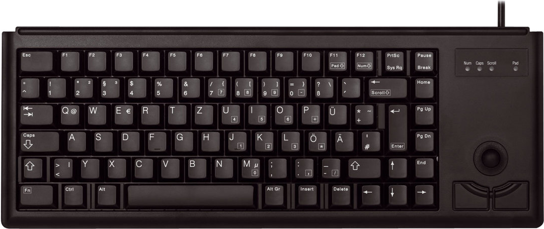 CHERRY Compact-Keyboard G84-4400 (G84-4400LUBFR-2)