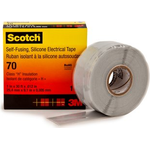 3M Deutschland Silikon Isolierband 25 mm x 9 m,hellgrau Scotch 70 25x9 Breite 25mm, Farbe grau, Länge 9m, UV-beständig, Isolierend, Selbstverlöschend, Stärke 0,3mm, Selbstverschweißend/Amalgamierend, Selbstverschweißend und selbstreinigend, hat geprüfte (80611438617)