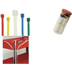 BRÜDER MANNESMANN Kabelbinder-Set, 300-teilig in einer Runddose, Maße: (B)210 x (T)72 x (H)72 mm - 1 Stück (M13050)