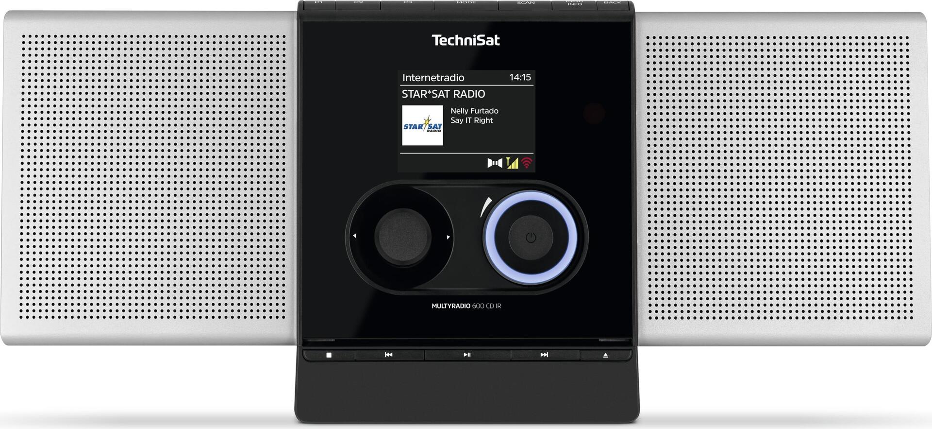 TechniSat MULTYRADIO 600 CD IR Internet Analog & Digital Schwarz - Silber (0000/3991)