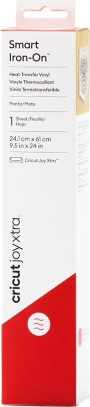 Image of cricutâ¢ Joy Xtra Smart Iron-On Aufbügelfolie rot 24,1 x 60,9 cm, 1 Rolle (2010401)