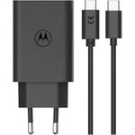Motorola TurboPower USB-C Wall Charger + USB-C Kabel SJMC682 68W - black (SJMC682)