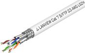 Lanview LVN122506. Kabellänge: 500 m, Kabelstandard: Cat7, Kabelschirmung: SF/UTP (S-FTP), Datenübertragungsrate: 10000 Mbit/s (LVN122506)