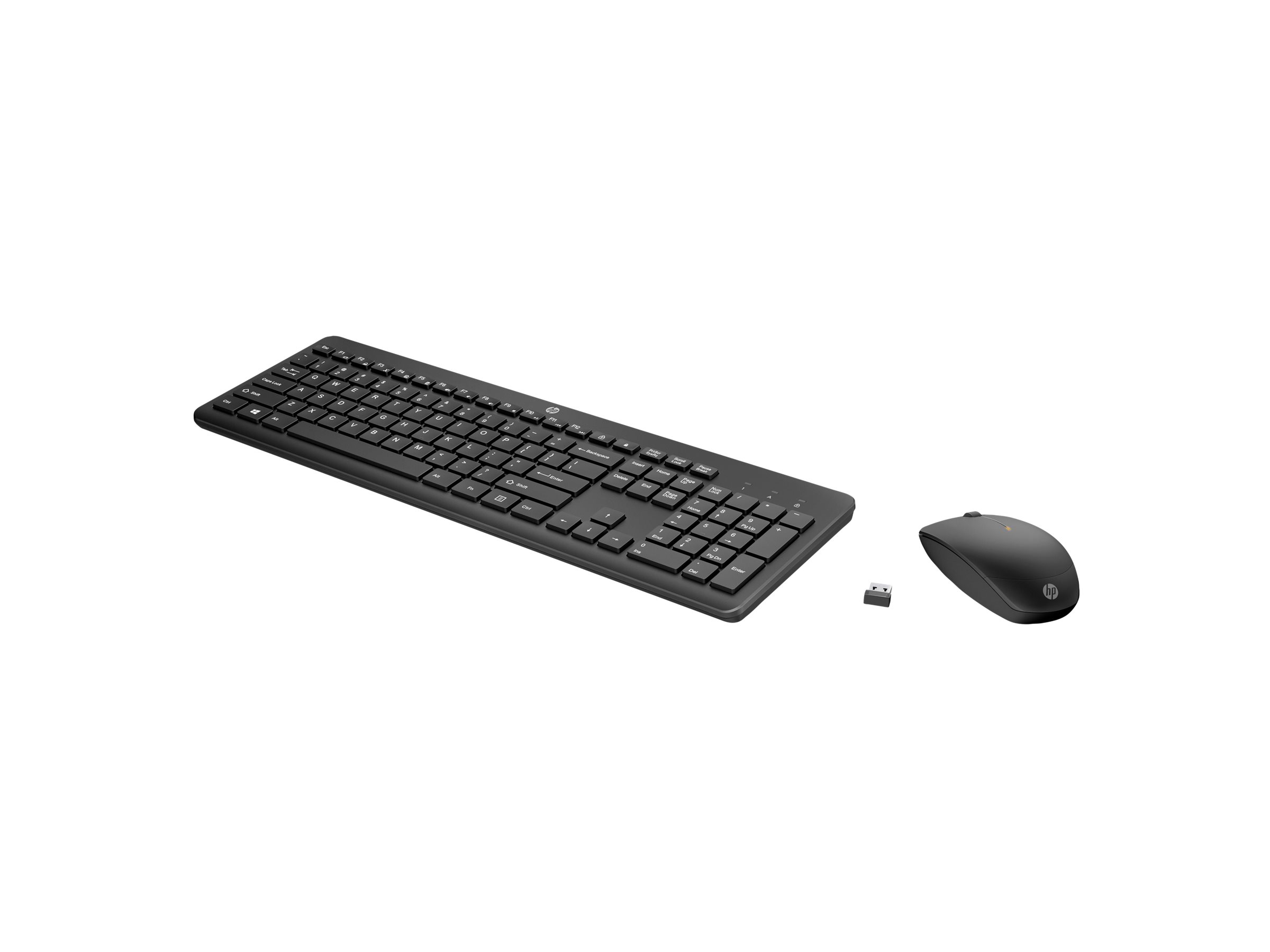 HP 235 Kabelloses Tastatur- und Maus-Set Deutsch Schwarz