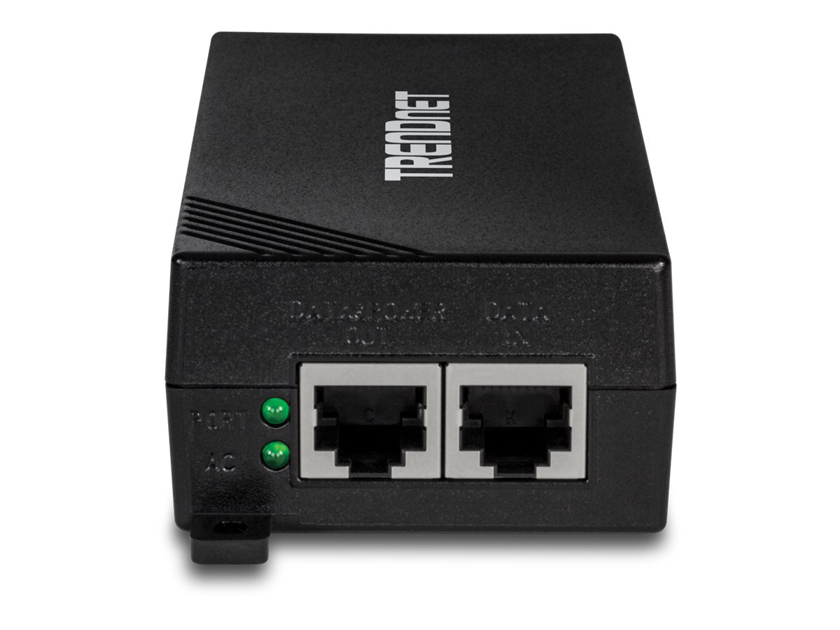 TRENDnet TPE-115GI Gigabit PoE+ Injektor Schwarz