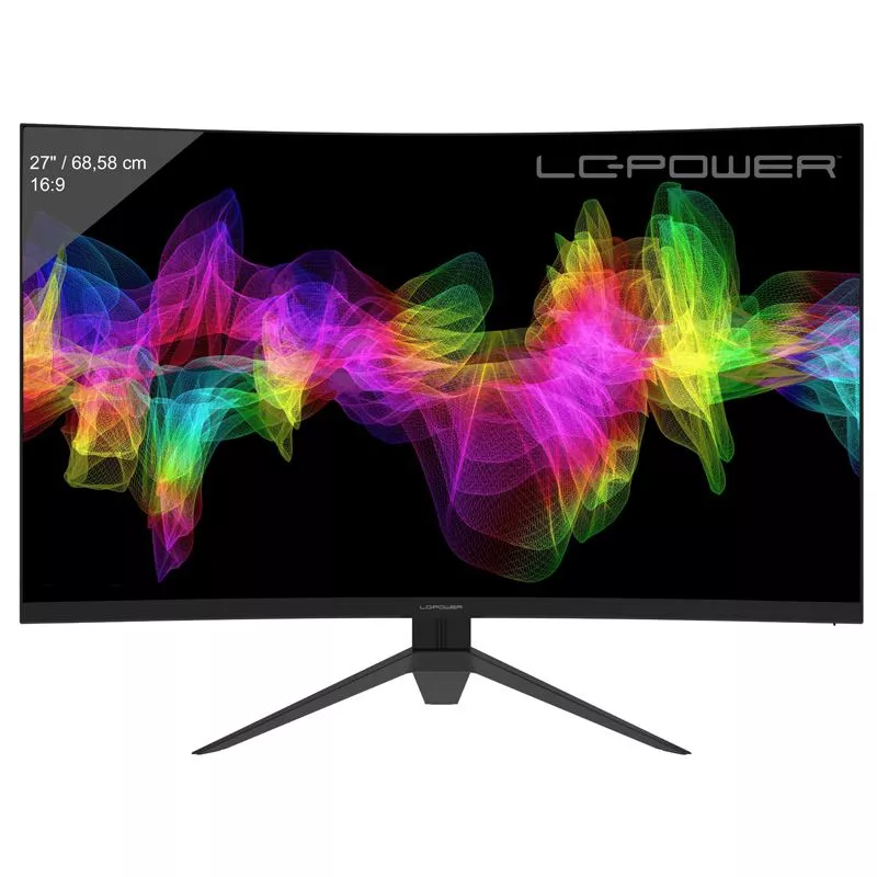 LC-Power 68,6cm (27") LC-M27-QHD-165-C 2xDP+2xHDMI [Energieklasse F] (LC-M27-QHD-165-C) (geöffnet)