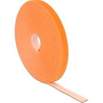 Delock Klettband auf Rolle L 10 m x B 13 mm orange (18744)