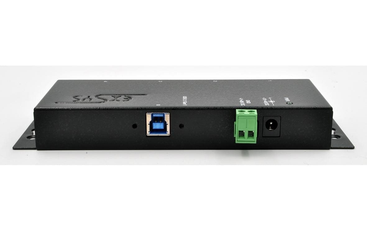 Exsys EX-1183HMVS-2 USB-Hub 4 Ports 5000 Mbit/s Schwarz