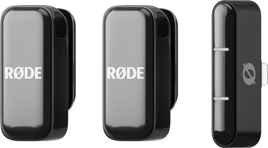 Rode Wireless Micro, Drahtlos-Mikrofonsystem – Lightning, schwarz (WIMICROL)