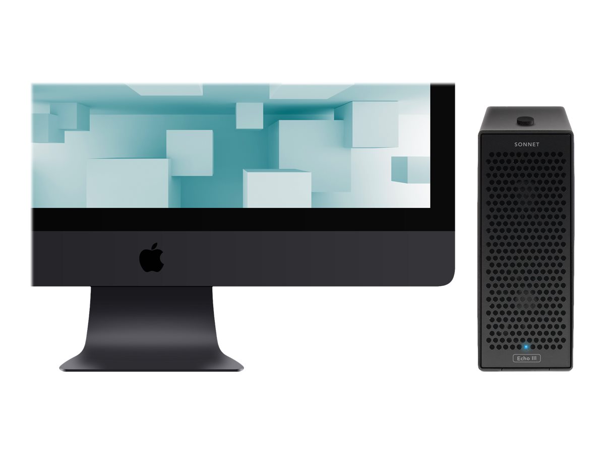Sonnet Echo III Desktop Thunderbolt 3 PCIe 3 Slots Schwarz