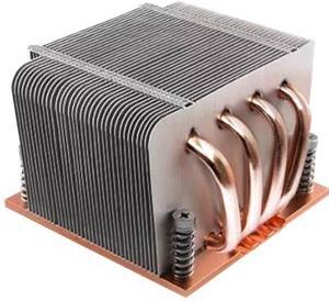 DYNATRON Q2 Intel CPU Kuehler LGA1700 2U Kuehlkoerper aus Kupfer und Aluminium Lamellen plus 4 Heat Pipes Passiv bis zu 150W TDP (A 2728)