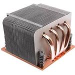 DYNATRON Q2 Intel CPU Kuehler LGA1700 2U Kuehlkoerper aus Kupfer und Aluminium Lamellen plus 4 Heat Pipes Passiv bis zu 150W TDP (A 2728)