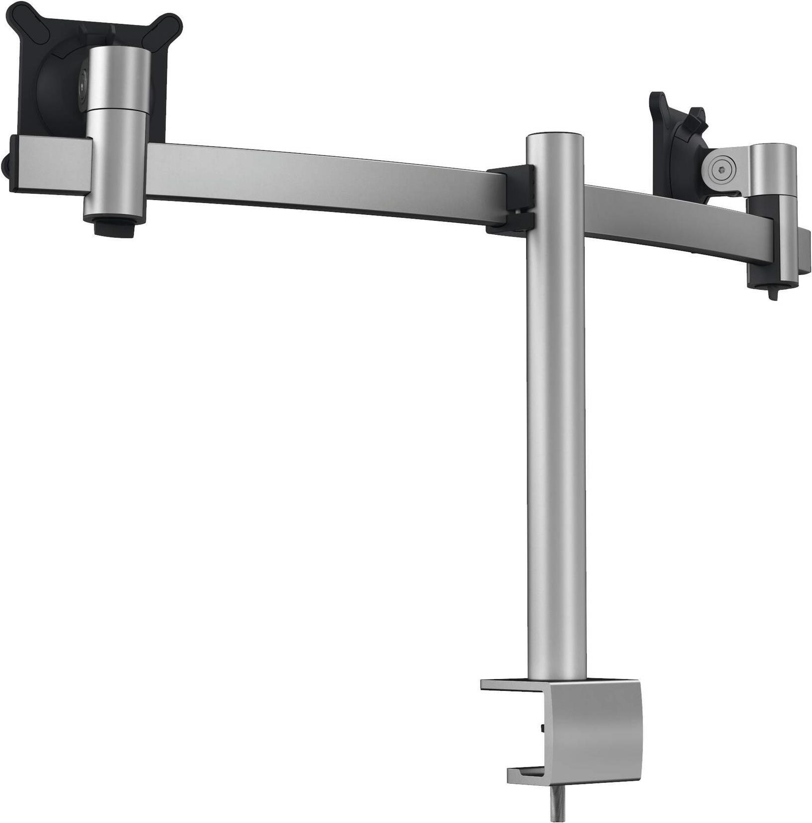 DURABLE Monitorhalterung 508523 für 2 Monitore 21"–27" Tischklemme Silber