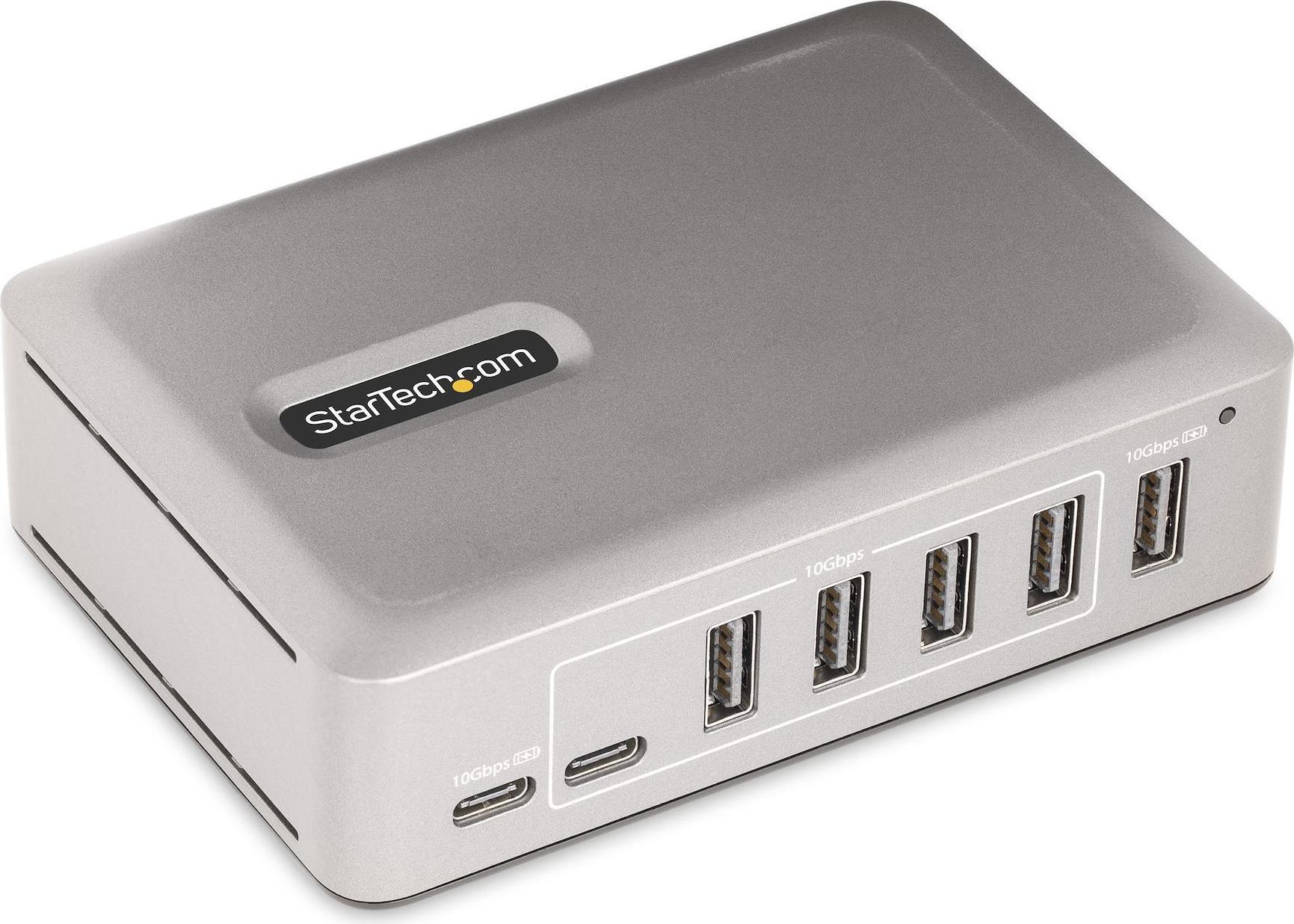 StarTech.com 10G5A2CS-USB-C-HUB Schnittstellen-Hub USB 3.2 Gen 2 (3.1 Gen 2) Type-C 10000 Mbit/s Silber (10G5A2CS-USB-C-HUB) (B-Ware)