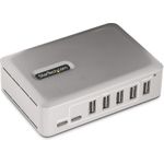 StarTech.com 10G5A2CS-USB-C-HUB Schnittstellen-Hub USB 3.2 Gen 2 (3.1 Gen 2) Type-C 10000 Mbit/s Silber (10G5A2CS-USB-C-HUB) (B-Ware)