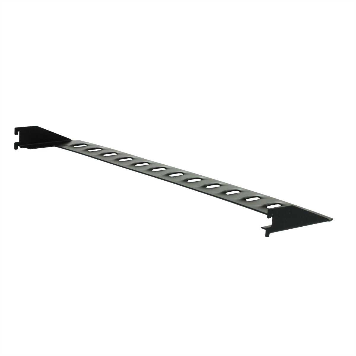 Gude 0872 Kabelmanagementhalter für Rack 19" Schwarz