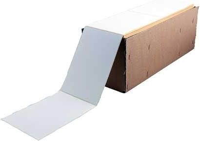 ARTDEV Etikettenrolle - Thermodirekt, 110 x 162mm, Leporello gefaltet, 2000 Etiketten/Karton, perma... (EDP 110-162 LEPORELLO)