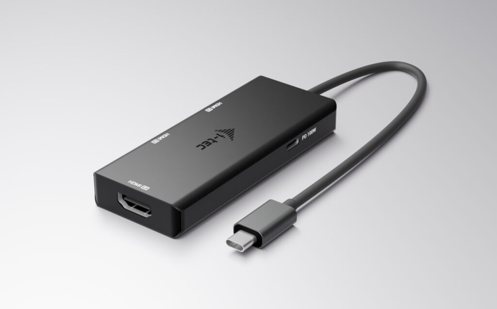 i-tec USB-C Triple Display Docking Station mit 3 x HDMI und 100 W Power Delivery Schwarz