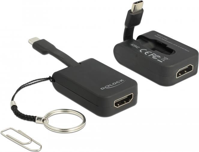 DELOCK Adapter USB C -> HDMI Schlüsselanhänger