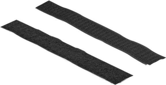 DELOCK Klettband selbstklebend mit Haft- und Flauschband L 1 m x B 25 mm schwarz