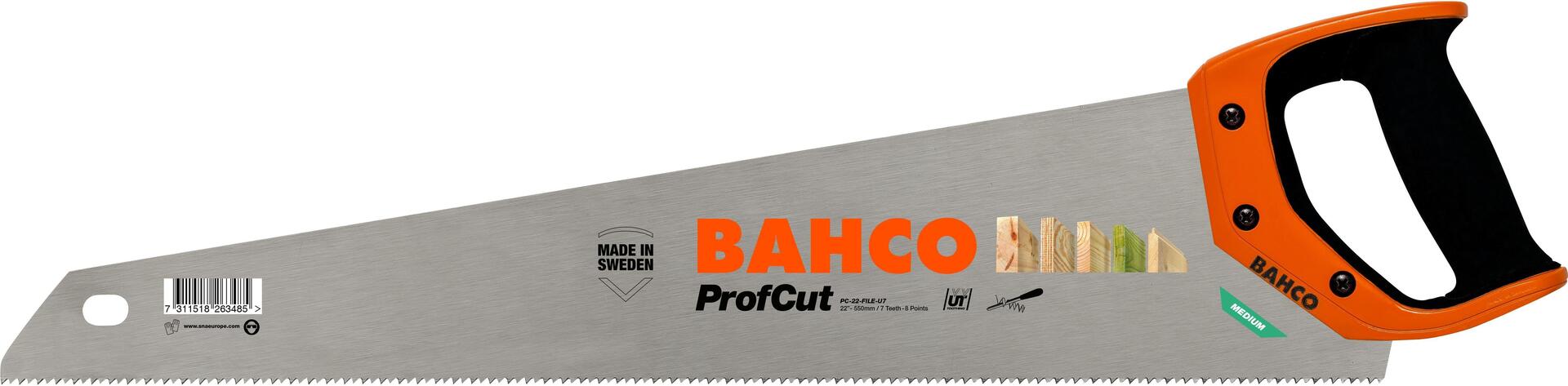 BAHCO Handsäge ProfCut Blatt-L.475mm 7 ZpZ nachschärfbar BAHCO (PC-19-FILE-U7)