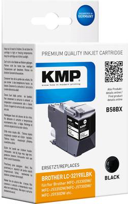 KMP 1537,4001 Druckerpatrone 1 Stück(e) Kompatibel Hohe (XL-) Ausbeute Schwarz (1537,4001)
