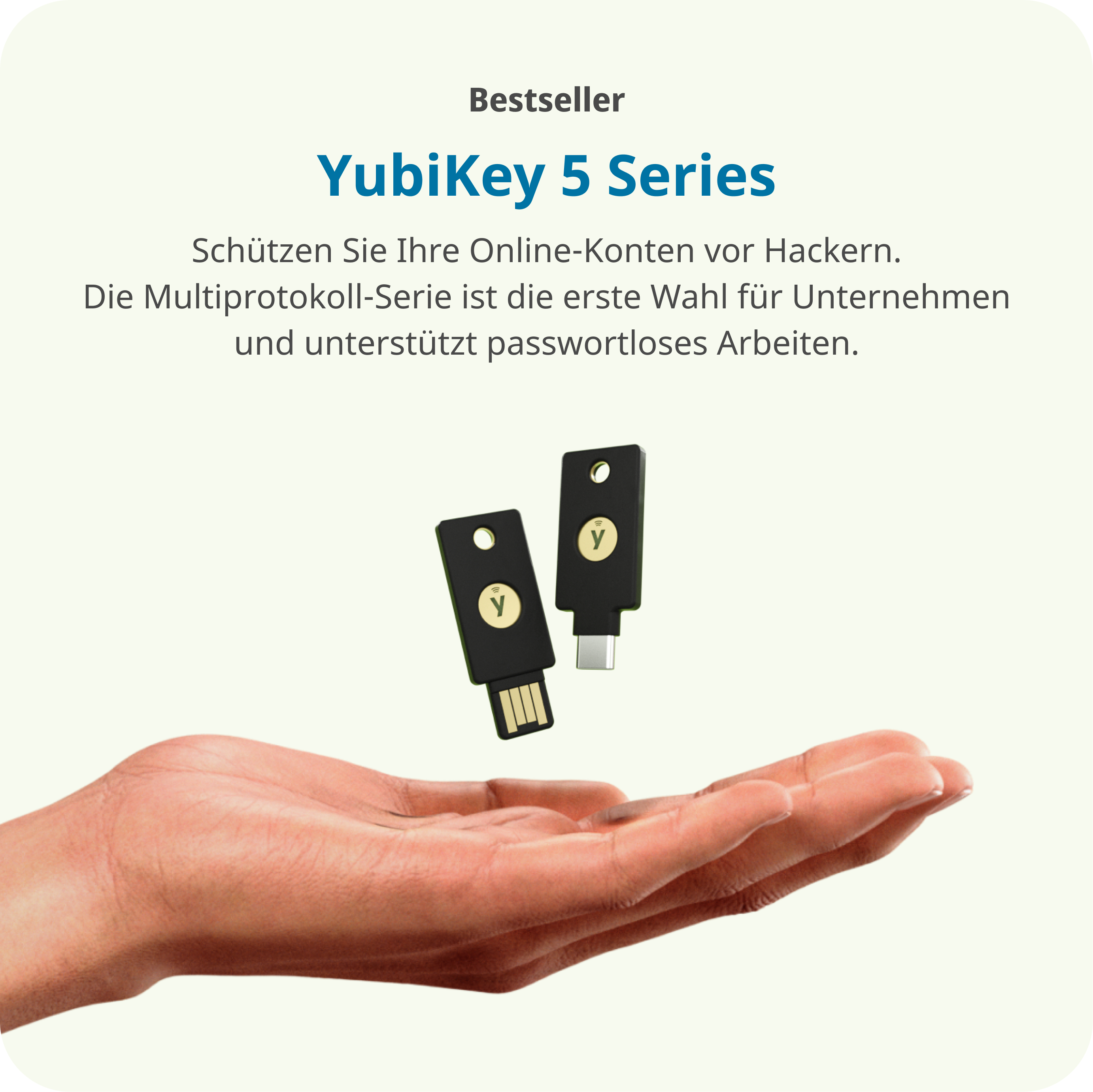 Yubico YubiKey 5 NFC USB-A Schwarz