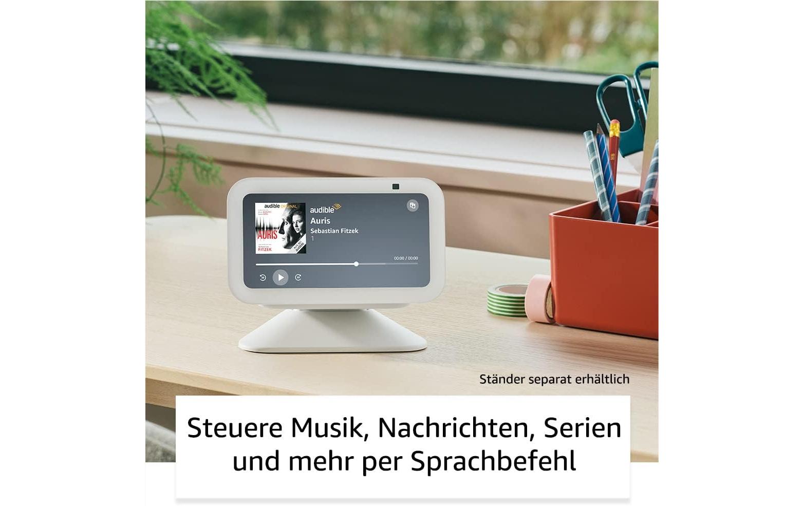 Amazon Echo Show 5 (3. Gen.) Smart Display mit Alexa 5,5" Weiß