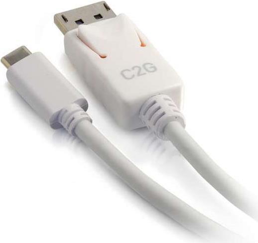 C2G 80563 USB-C DisplayPort Weiß Kabelschnittstellen-/adapter (80563)