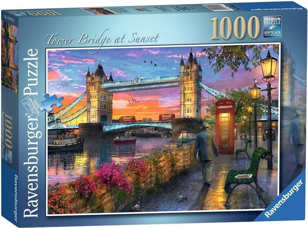 Ravensburger Tower Bridge Kontur-Puzzle 1000 Stück(e) Kunst (394862)