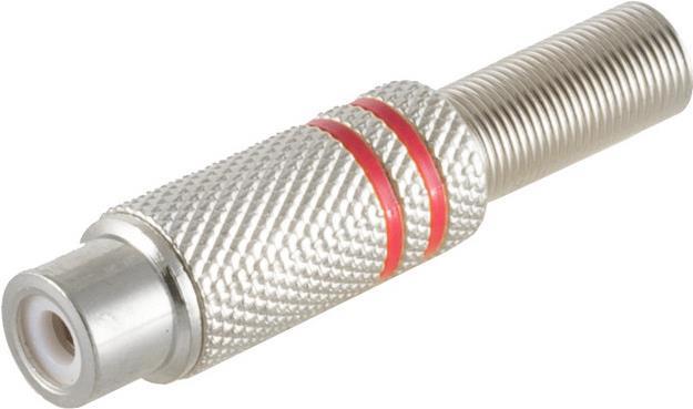 ShiverPeaks S/CONN maximum connectivity Cinchkupplung Metall 6mm, rot (52001-R)