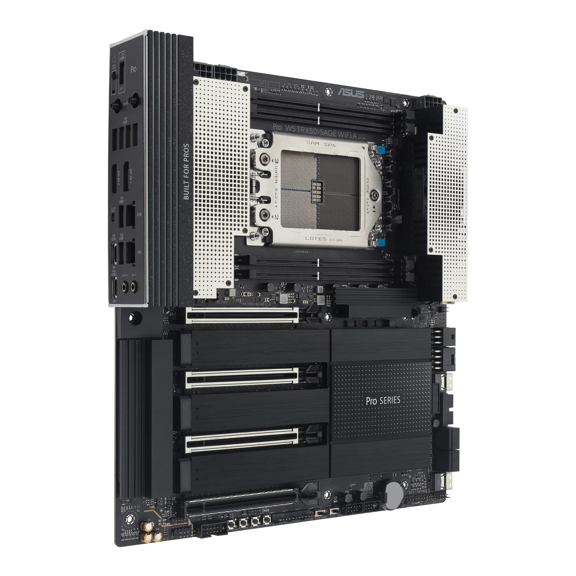ASUS PRO WS TRX50-SAGE WIFI A Mainboard SSI CEB Socket sTR5 WiFi 7 DDR5 Schwarz