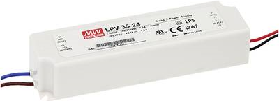 MEAN WELL LED-Treiber Konstantspannung Mean Well LPV-35-15 36 W (max) 0 - 2.4 A 15 V/DC dimmbar