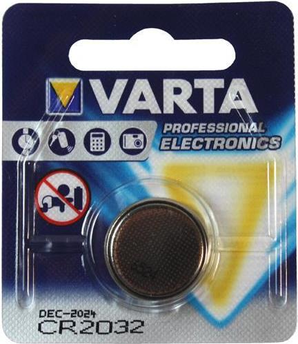 Varta Electronics CR2032 Batterie 3 V 230 mAh Silber