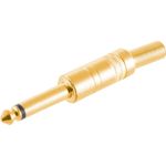 S/CONN maximum connectivity Klinkenstecker Mono 6,3mm Metall, vergoldet (50600-G)