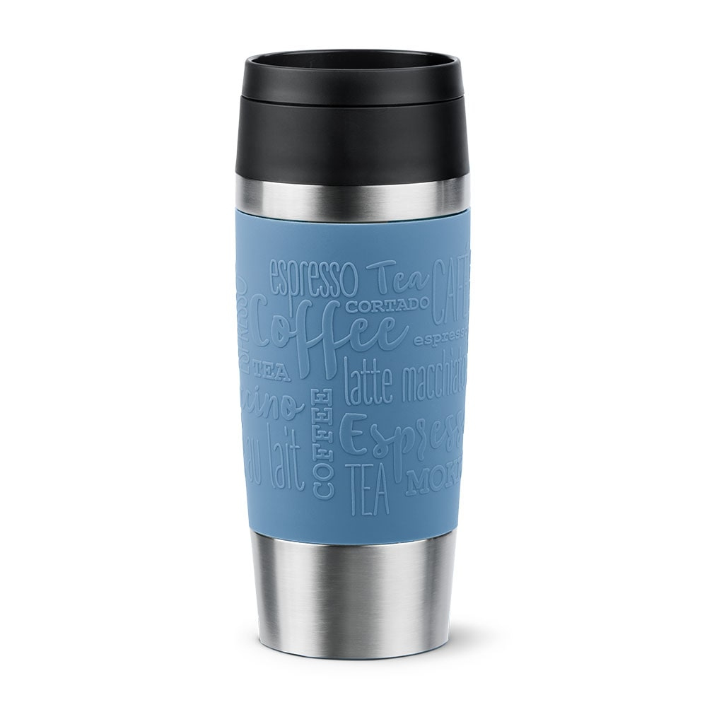 emsa TRAVEL MUG Classic Isolierbecher 0,36 L Edelstahl aquablau