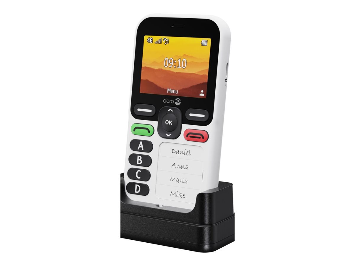 Doro Leva X10 2.4" 64 MB RAM 128 MB Feature Phone Schwarz, Weiß
