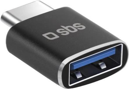 SBS TEADAPTTCUSB Kabeladapter USB-C USB-A Schwarz (TEADAPTTCUSB)
