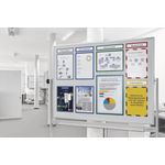 magnetoplan Magnet-Sichtfenster Magnetofix, A4, schwarz magnethaftend auf allen eisenhaltigen Untergründen (1130312)